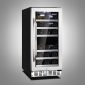 Husky 26 Bottle Stainless Steel Dual Zone Compact Wine Cooler